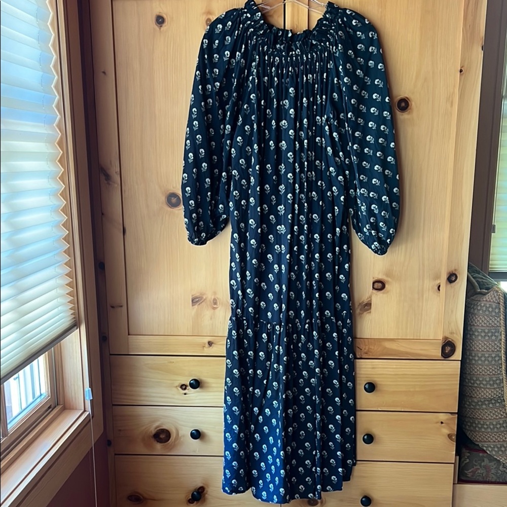 The Great. NWT Sleep dress blue block print size 2/M